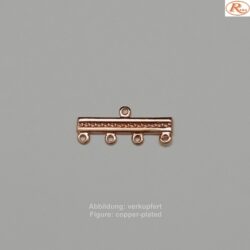 Bandende zum Einhängen-4 Ring- 23mm-filigran