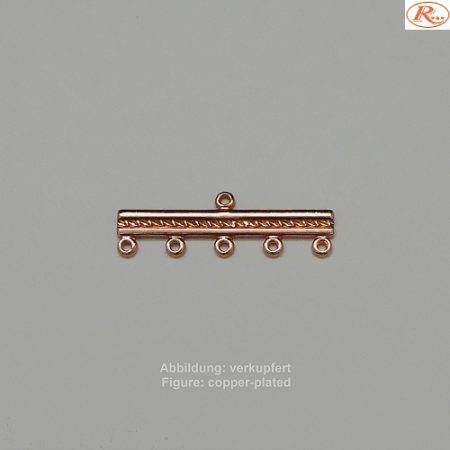 Bandende zum Einhängen-5 Ring- 29mm-filigran - zum Einhängen - 5 Ring