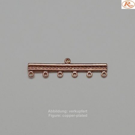 Bandende zum Einhängen-6 Ring- 35mm-filigran - zum Einhängen - 6 Ring