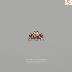 Bandende zum Einhängen-3 Ring- 13mm-filigran