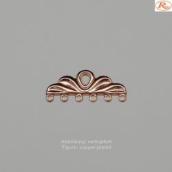 Bandende zum Einhängen-6 Ring- 28mm-filigran