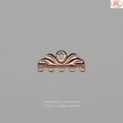 Bandende zum Einhängen-5 Ring- 23mm-filigran