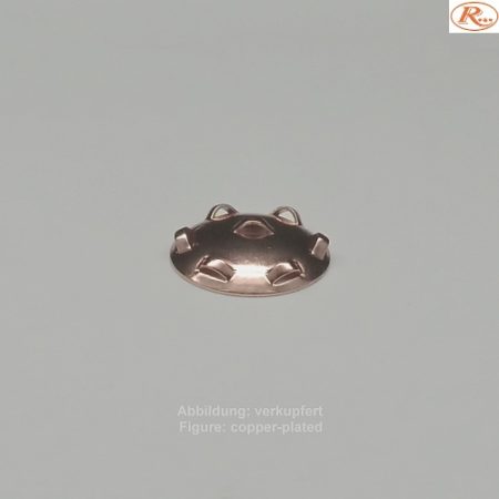 pearl cap 18mm-with loop  - 18mm - with loop