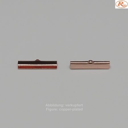 Bandende zum Zudrücken-mit Öse- 25mm-glatt - zum Zudrücken - mit Öse