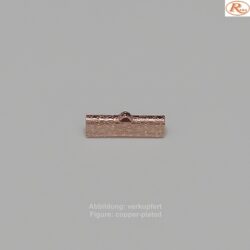 Bandende zum Zudrücken-mit Öse- 25mm-dessiniert