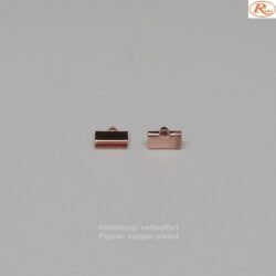 Bandende zum Zudrücken-mit Öse- 10mm-glatt