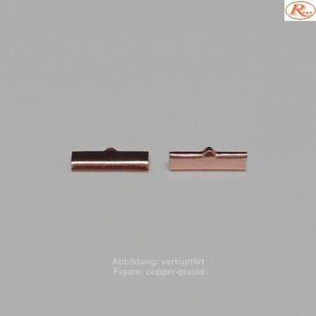 Bandende zum Zudrücken-mit Öse- 20mm-glatt - zum Zudrücken - mit Öse