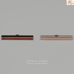 Bandende zum Zudrücken-mit Öse- 35mm-glatt