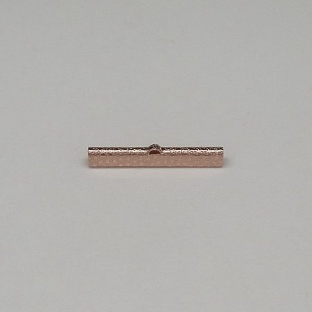 Bandende zum Zudrücken-mit Öse- 35mm-dessiniert - zum Zudrücken - mit Öse