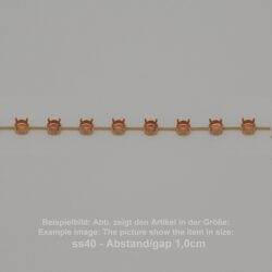 Kette Rund SW 1088-M/ss25- Mitte-Abstand 1,0 cm