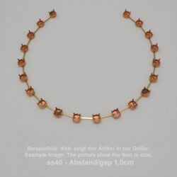 Kette Rund SW 1088-ss40- Collier-Abstand 1,0 cm