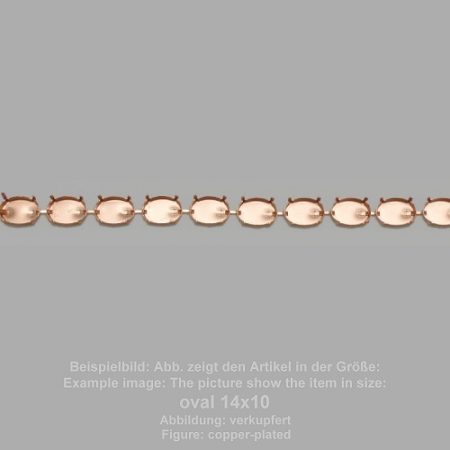standard chain oval sw 4120-8/6- lying bracelet - oval sw 4120 - 8/6