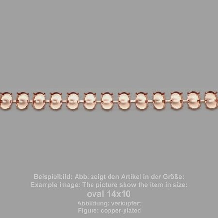 standard chain oval sw 4120-18/13- standing bracelet - oval sw 4120 - 18/13