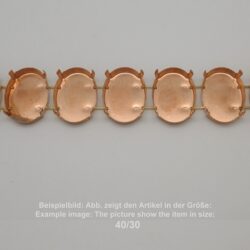 Kette Oval-40/30- zwei Stege