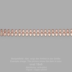 Kette-Standard Oval SW 4161-15/5- stehend Mitte