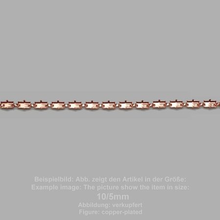 standard chain baguette sw 4527-18/13- lying bracelet - baguette sw 4527 - 18/13