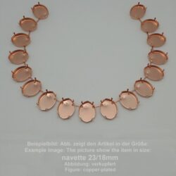 Kette-Standard Spitzoval SW 4224-23/18- stehend Collier