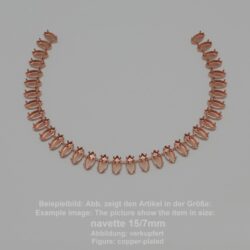Kette-Standard Spitzoval SW 4228- 10/5-stehend Collier