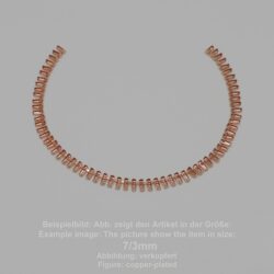 Kette-Standard Rechteck SW 4501-7/3- stehend Collier