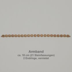 Kesselkettenstück Rund SW 1088-ss30- Mitte-Armband mit Endring.