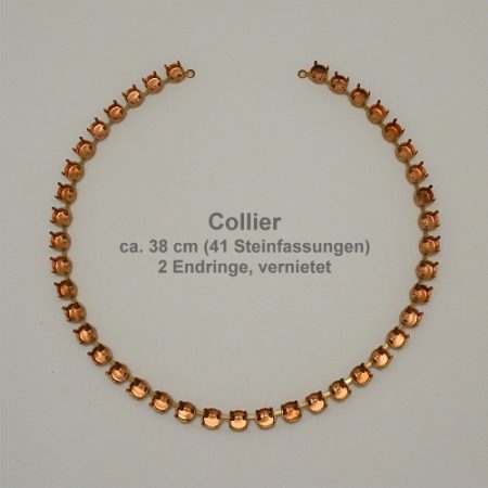 Kesselkettenstück Rund SW 1088-ss35- Collier-Collier ohne Endring - Rund SW 1088 - ss35