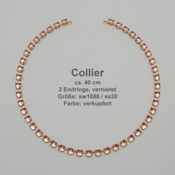 Kesselkettenstück Rund SW 1088-ss30- Collier-Collier mit Endring-verkupfert