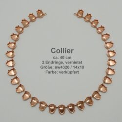 Kesselkettenstück Birnl SW 4320-14/10- hängend Collier-Collier mit Endring-verkupf