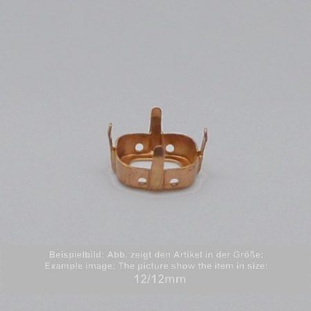 settings for swarovski crystals milgrain sew-on setting - rounded square sw 4487-27mm - milgrain sew-on setting  - rounded square sw 4487